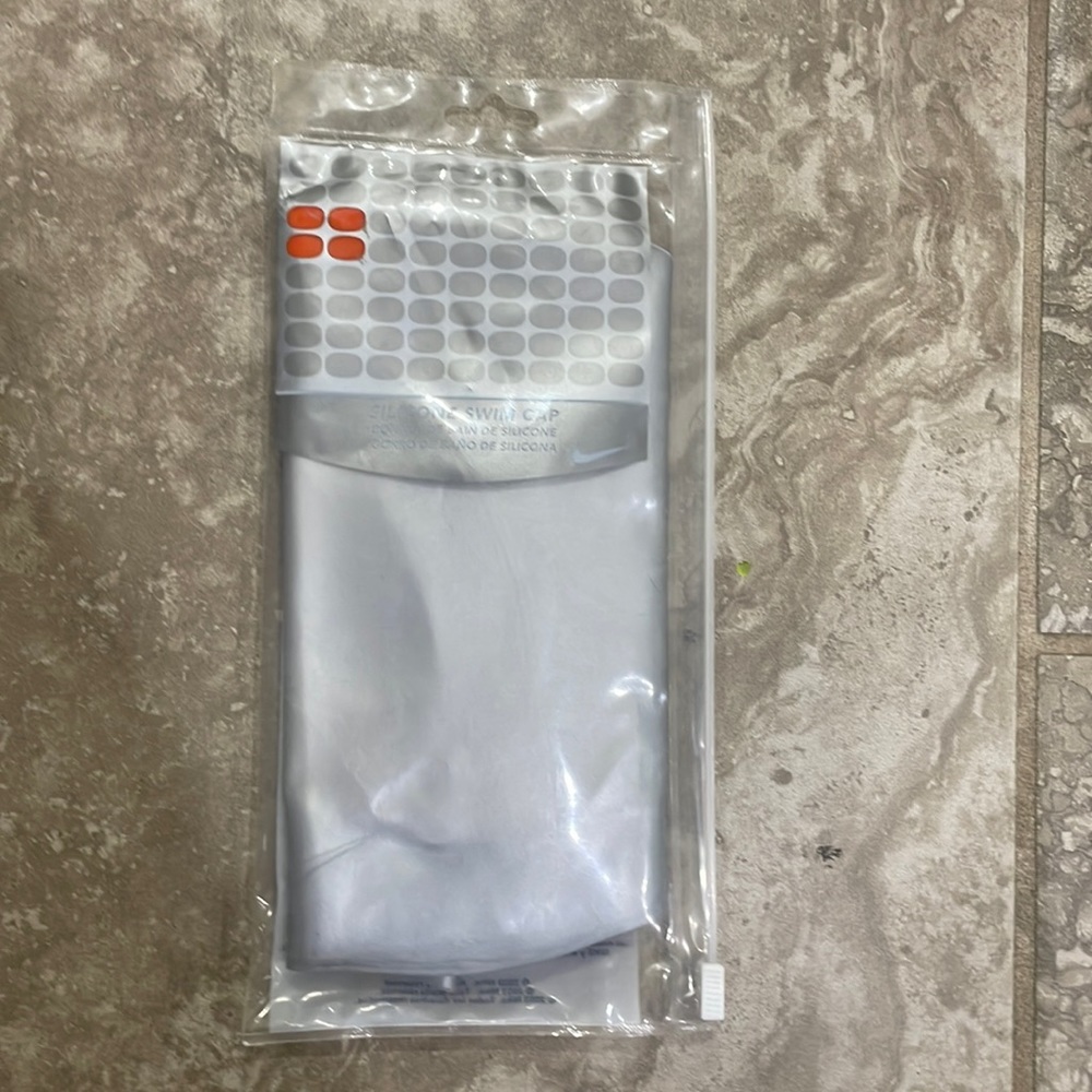 Nike Silicone‎ Swim Cap Gray